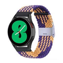 Geflochtenes Nylonband - Ocker / Lila - Huawei Watch 4 (pro) / 3 (pro) / Ultimate