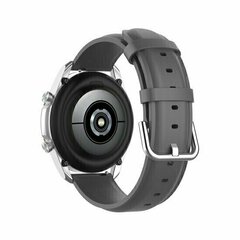 Klassisches Lederarmband - Grau - Huawei Watch 4 (pro) / 3 (pro) / Ultimate