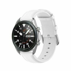 Klassisches Lederarmband - Wei&szlig; - Huawei Watch 4 (pro) / 3 (pro) / Ultimate