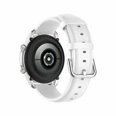 Klassisches Lederarmband - Wei&szlig; - Huawei Watch 4 (pro) / 3 (pro) / Ultimate