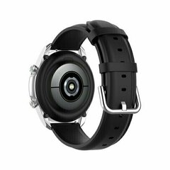 Klassisches Lederarmband - Schwarz - Huawei Watch 4 (pro) / 3 (pro) / Ultimate