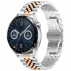 Stahlband - Silber / Ros&eacute;gold - Huawei Watch 4 (pro) / 3 (pro) / Ultimate