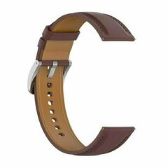 Luxuri&ouml;ses Lederarmband - Dunkelbraun - Huawei Watch 4 (pro) / 3 (pro) / Ultimate
