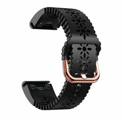 Blume Silikonband - Schwarz - Garmin Instinct E - 40mm
