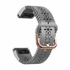 Blume Silikonband - Grau - Garmin Instinct E - 40mm