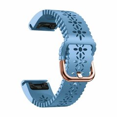Blume Silikonband - Blau - Garmin Instinct E - 40mm