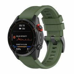 Silikon-Sportarmband - Armee gr&uuml;n - Garmin Instinct E - 40mm