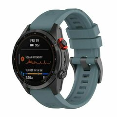 Silikon-Sportarmband - Grau-Blau - Garmin Instinct E - 40mm