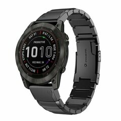 Edelstahl-Gliederarmband - Schwarz - Garmin Instinct E - 40mm