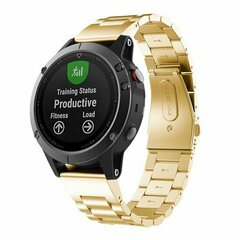 Stahlgliederarmband - Gold - Garmin Instinct E - 40mm