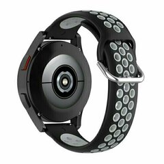 Silikon-Sportband mit Schnalle - Schwarz + Grau - Huawei Watch 4 (pro) / 3 (pro) / Ultimate