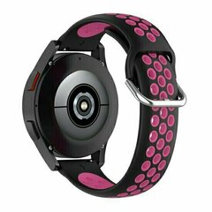 Silikon-Sportband mit Schnalle - Schwarz + Rosa - Huawei Watch 4 (pro) / 3 (pro) / Ultimate