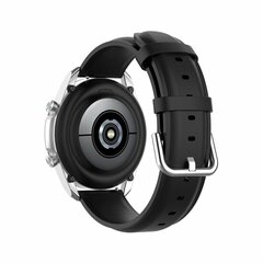 Klassisches Lederarmband - Schwarz - Samsung Galaxy Watch 4 Classic - 42mm &amp; 46mm