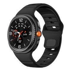Wave Silikonarmband - Schwarz - Samsung Galaxy Watch 8 - 40mm / 44mm