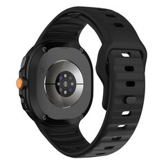 Wave Silikonarmband - Schwarz - Samsung Galaxy Watch 8 - 40mm / 44mm