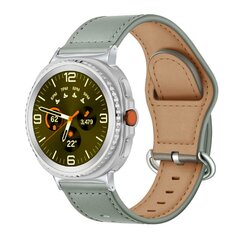 Klassisches Lederarmband - Grau - Samsung Galaxy Watch 8 - 40mm / 44mm