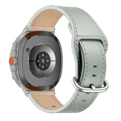 Klassisches Lederarmband - Grau - Samsung Galaxy Watch 8 - 40mm / 44mm