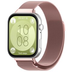 Milanaise Armband - Rose rosa - Huawei Watch Fit 3 / Fit 4