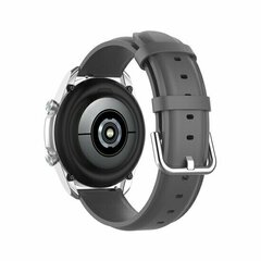 Klassisches Lederarmband - Grau - Xiaomi Watch 2 / Xiaomi Watch S1 / S2 / S3 / S4 / Mi Watch