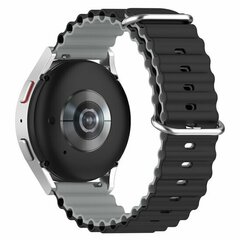 Ocean Style Armband - Schwarz / Grau - Xiaomi Watch 2 / Xiaomi Watch S1 / S2 / S3 / S4 / Mi Watch
