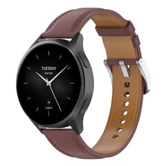 Luxuri&ouml;ses Lederarmband - Dunkelbraun - Xiaomi Watch 2 / Xiaomi Watch S1 / S2 / S3 / S4 / Mi Watch