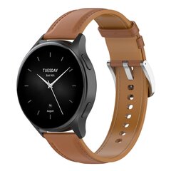 Luxuri&ouml;ses Lederarmband - Hellbraun - Xiaomi Watch 2 / Xiaomi Watch S1 / S2 / S3 / S4 / Mi Watch