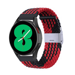 Geflochtenes Nylonband - Rot / Schwarz - Xiaomi Watch 2 / Xiaomi Watch S1 / S2 / S3 / S4 / Mi Watch