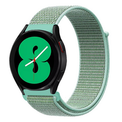Sport Loop Nylon armband - Mintgr&uuml;n - Xiaomi Watch 2 / Xiaomi Watch S1 / S2 / S3 / S4 / Mi Watch