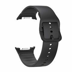 Weiches Silikonband - Gr&ouml;&szlig;e: M/L - Schwarz - Samsung Galaxy Watch 8 - 40mm / 44mm
