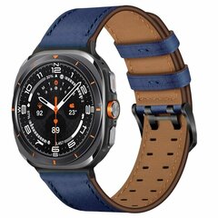 Lederband mit Doppelschlie&szlig;e - Dunkelblau - Samsung Galaxy Watch 8 Classic - 46mm