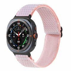 Elastisches Solo Loop Nylonarmband - Rosa - Samsung Galaxy Watch 8 Classic - 46mm
