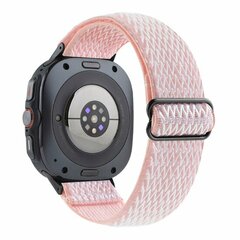 Elastisches Solo Loop Nylonarmband - Rosa - Samsung Galaxy Watch 8 Classic - 46mm