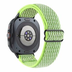 Elastisches Solo Loop Nylonarmband - Neongr&uuml;n / Gelb - Samsung Galaxy Watch 8 Classic - 46mm