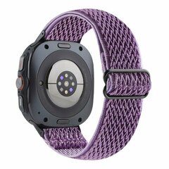 Elastisches Solo Loop Nylonarmband - Lila - Samsung Galaxy Watch 8 Classic - 46mm