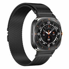 Milanaiseband mit Fallschirmschlie&szlig;e - Schwarz - Samsung Galaxy Watch 8 Classic - 46mm