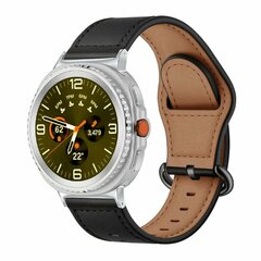 Klassisches Lederarmband - Schwarz - Samsung Galaxy Watch 8 Classic - 46mm