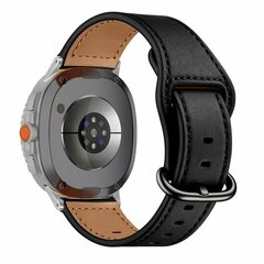 Klassisches Lederarmband - Schwarz - Samsung Galaxy Watch 8 Classic - 46mm