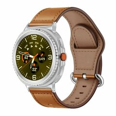 Klassisches Lederarmband - Braun - Samsung Galaxy Watch 8 Classic - 46mm