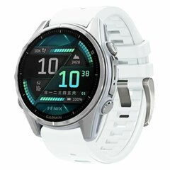 Silikonarmband - Wei&szlig; - Garmin Fenix 7s/6s/5s / Instinct 2s / Epix Pro Gen 2 (42mm)