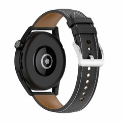 Garmin Venu 4 - 45mm - Luxus-Lederarmband - Schwarz - Leder