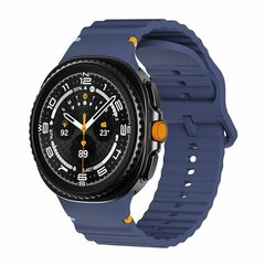 Classic Wave Silikonarmband - Dunkelblau - Samsung Galaxy Watch 8 Classic - 46mm
