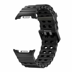 Marine Silikonarmband - Schwarz - Samsung Galaxy Watch 8 Classic - 46mm