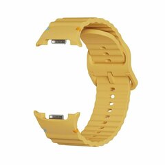 Classic Wave Silikonarmband - Ocker - Samsung Galaxy Watch 8 Classic - 46mm