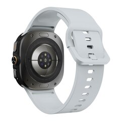 Einfarbiges Silikonarmband - Hellgrau - Samsung Galaxy Watch Ultra - 47mm
