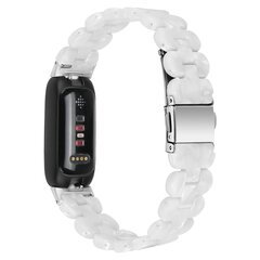 Fitbit Inspire 3 - Resin-Gliederarmband - Perlwei&szlig;