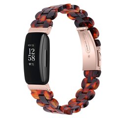 Fitbit Inspire 3 - Resin-Gliederarmband - Bernstein braun