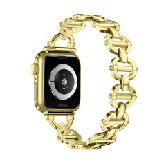 Metall-Leitergliederarmband - Gold - Passend f&uuml;r Apple Watch 44mm / 45mm / 46mm / 49mm