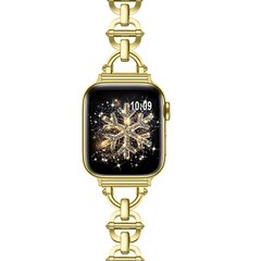 Metall-Leitergliederarmband - Gold - Passend f&uuml;r Apple Watch 44mm / 45mm / 46mm / 49mm