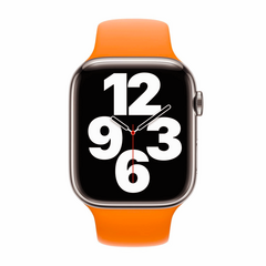 Gummi-Sportband - Orange - Geeignet f&uuml;r Apple Watch 38mm / 40mm / 41mm / 42mm