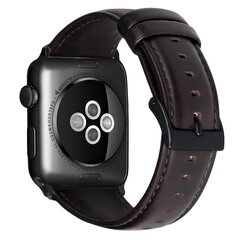 Luxus-Echtlederarmband - Bordeauxbraun - Geeignet f&uuml;r Apple Watch 38mm / 40mm / 41mm / 42mm